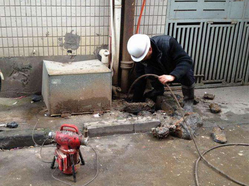 岗巴疏通下水道-洗菜池疏通